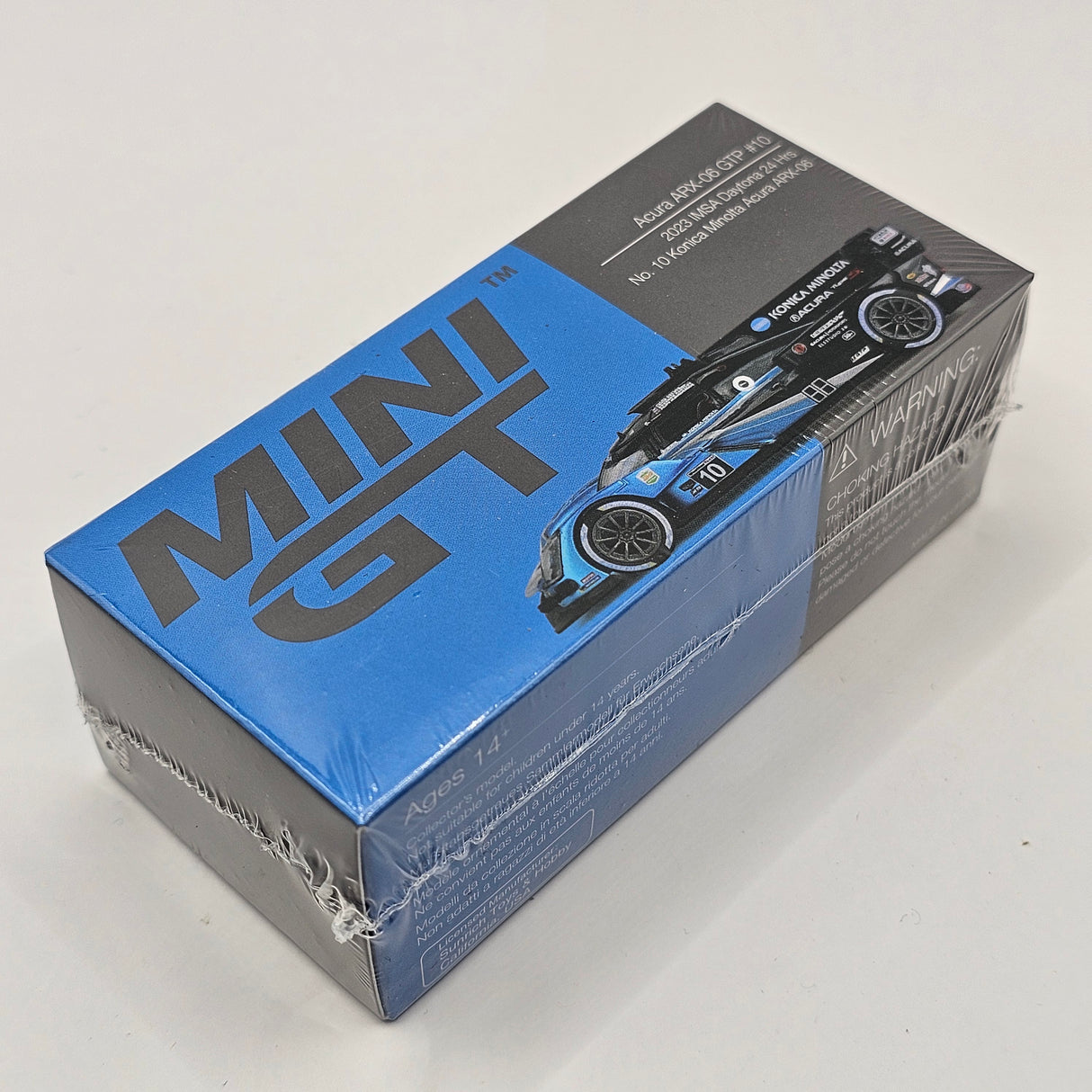 Mini GT Acura ARX-06 GTP #10 Konica Minolta Racing 2023 IMSA Daytona 24HRS 1/64 Scale