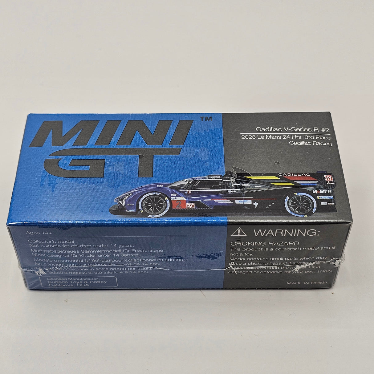 Mini GT Cadillac V-Series R #2 Cadillac Racing 2023 Le Mans 24HRS 3rd 1/64 Scale