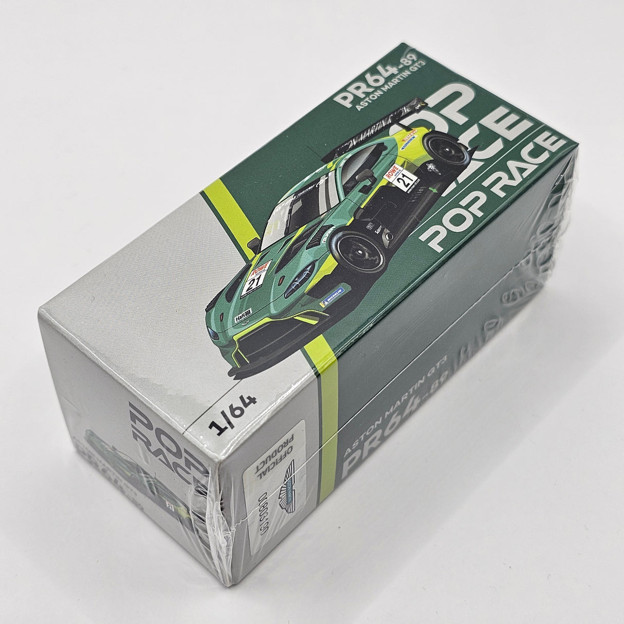 Pop Race Aston Martin Vantage GT3 N21 2022 Nurburgring 1/64 Scale