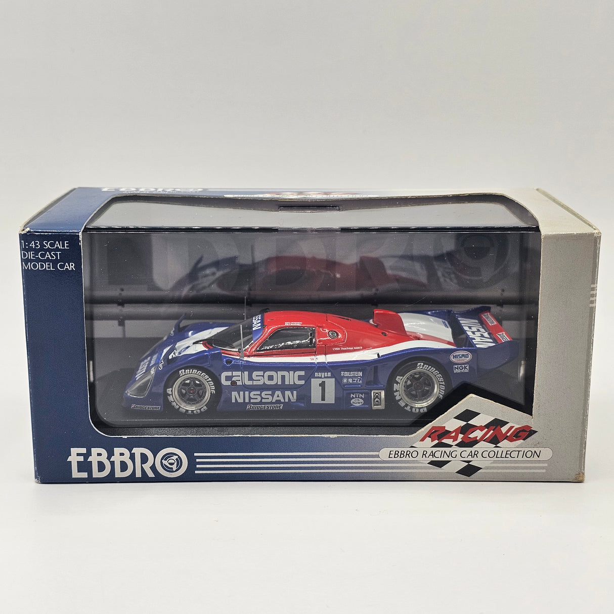 EBBRO Nissan R92 CP #1 Calsonic JSPC Group C 1992 Limited Edition 1/43 Scale