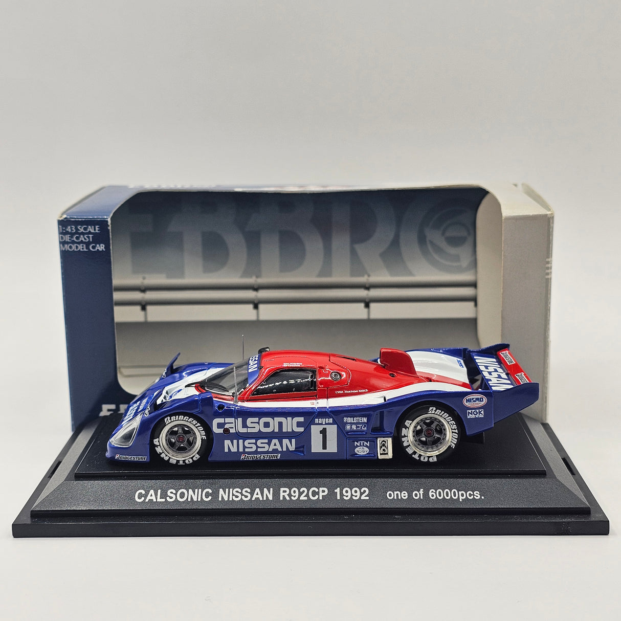 EBBRO Nissan R92 CP #1 Calsonic JSPC Group C 1992 Limited Edition 1/43 Scale