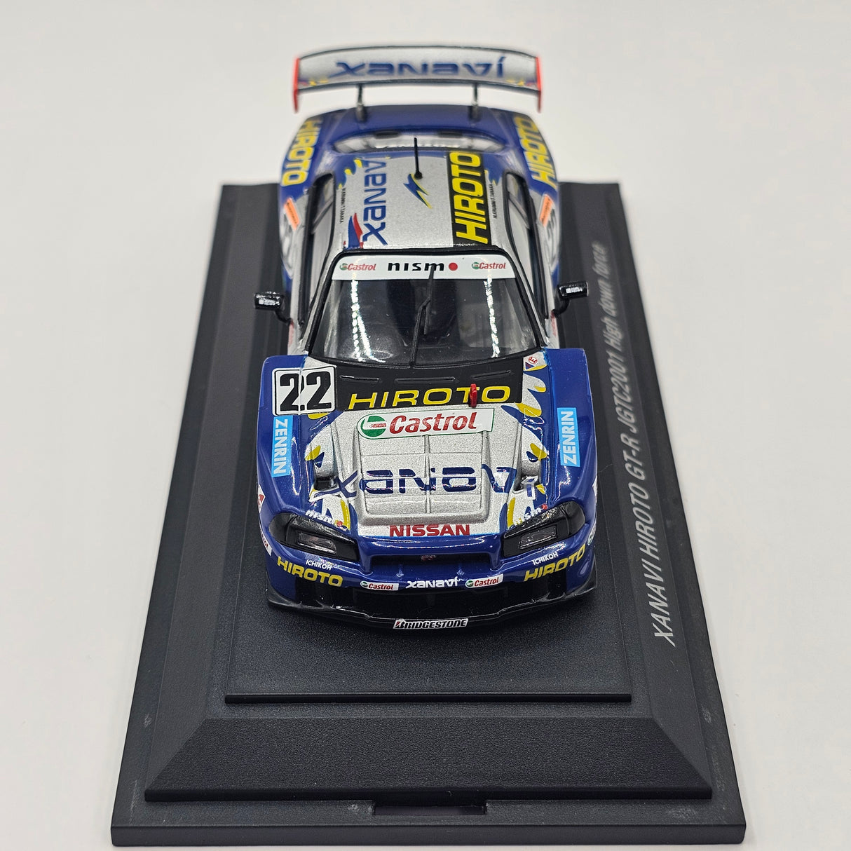 EBBRO Nissan Skyline R34 GT-R #22 Xanavi Hiroto JGTC GT500 2001 High Force 1/43 Scale