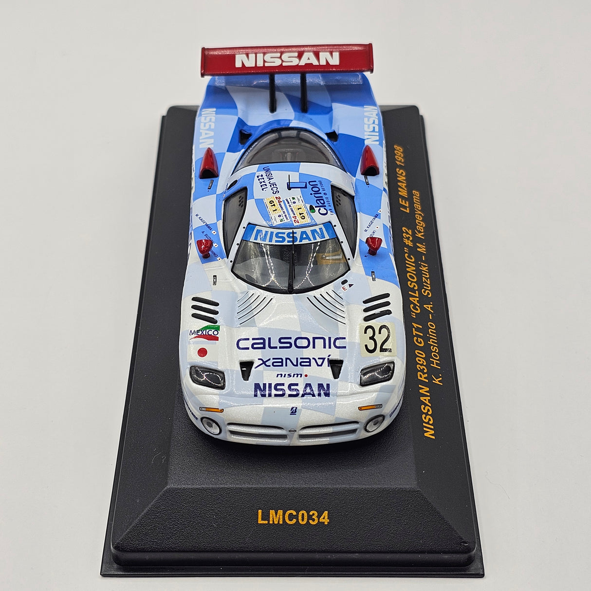 IXO Nissan R390 GT1 No. 32 Calsonic Nissan Motorsports 3rd Le Mans 1998 1/43 Scale