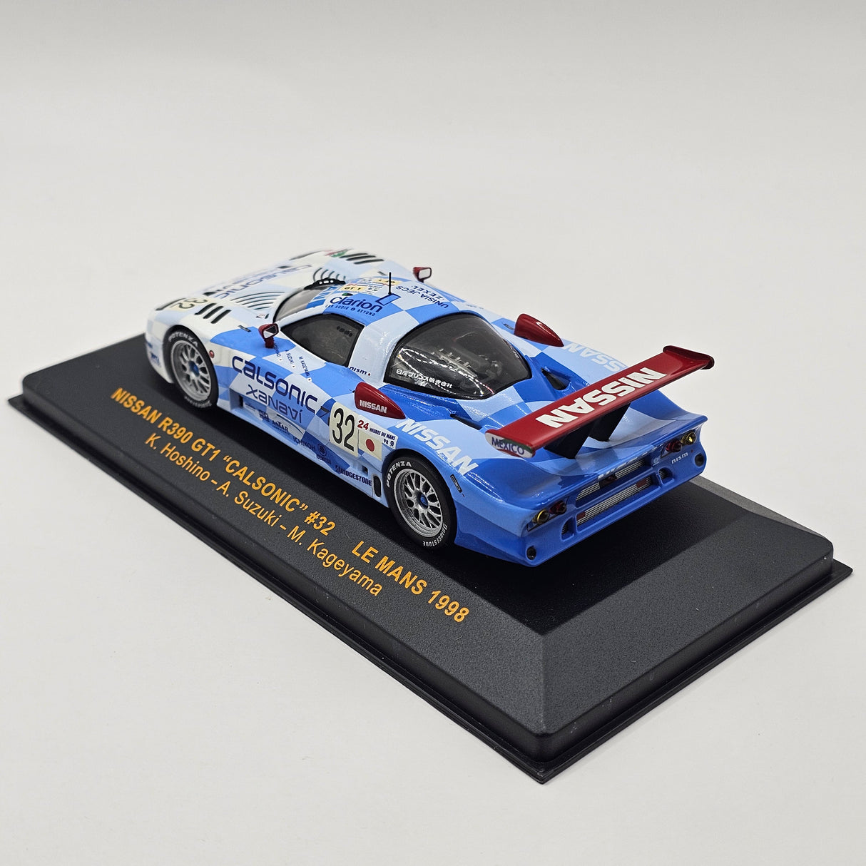 IXO Nissan R390 GT1 No. 32 Calsonic Nissan Motorsports 3rd Le Mans 1998 1/43 Scale