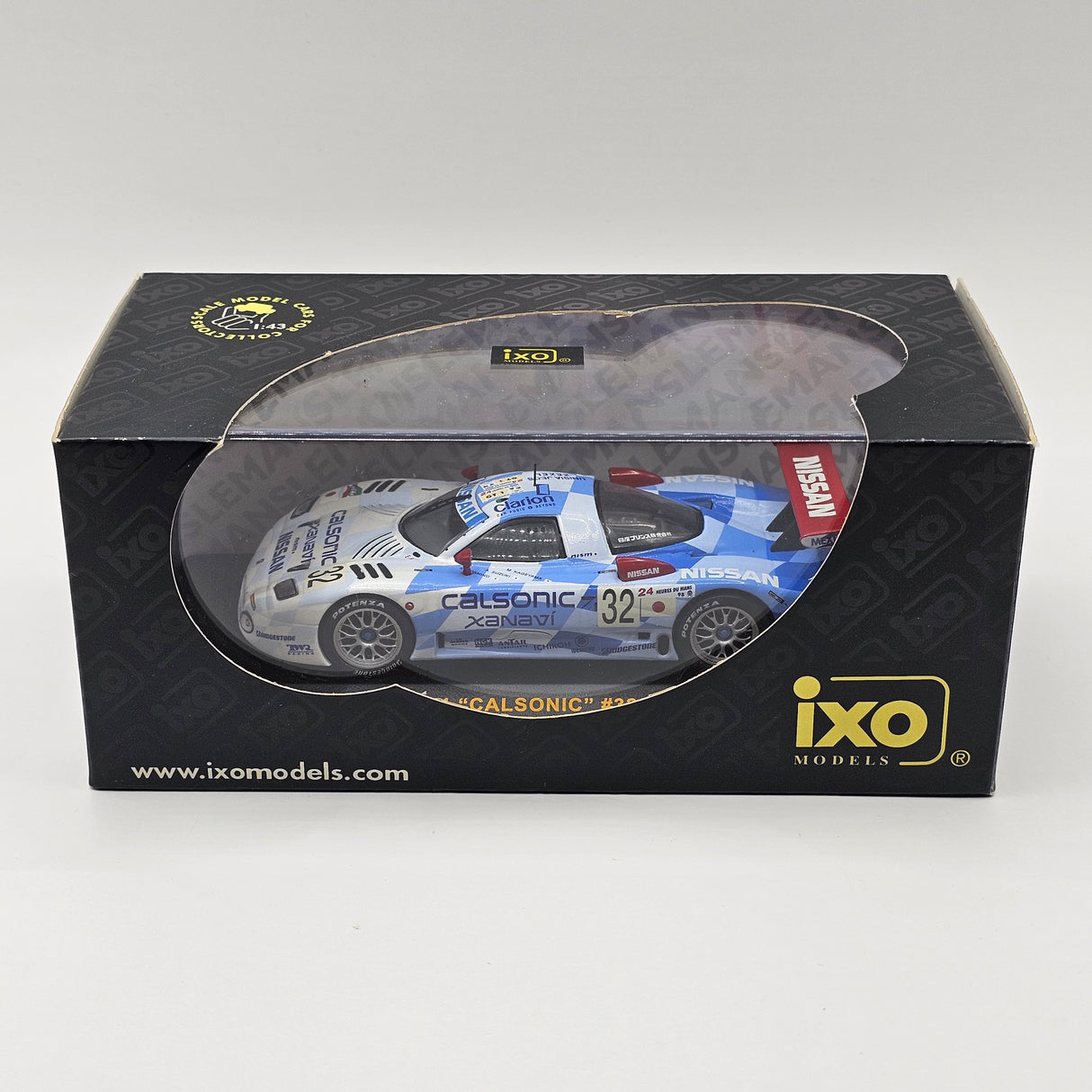 IXO Nissan R390 GT1 No. 32 Calsonic Nissan Motorsports 3rd Le Mans 1998 1/43 Scale