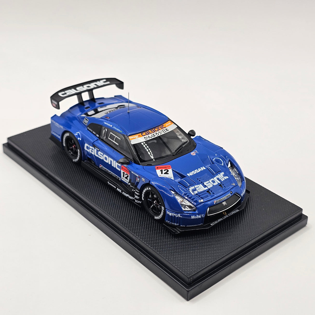 EBBRO Nissan GT-R No. 12 Calsonic Impul Super GT GT500 Rd. 1 Winner 2011 1/43 Scale
