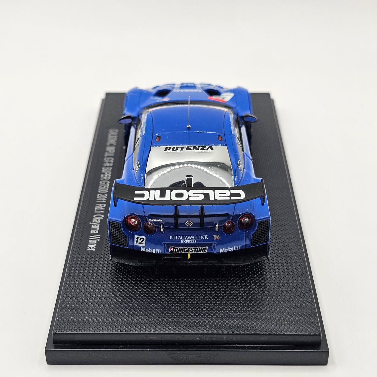 EBBRO Nissan GT-R No. 12 Calsonic Impul Super GT GT500 Rd. 1 Winner 2011 1/43 Scale
