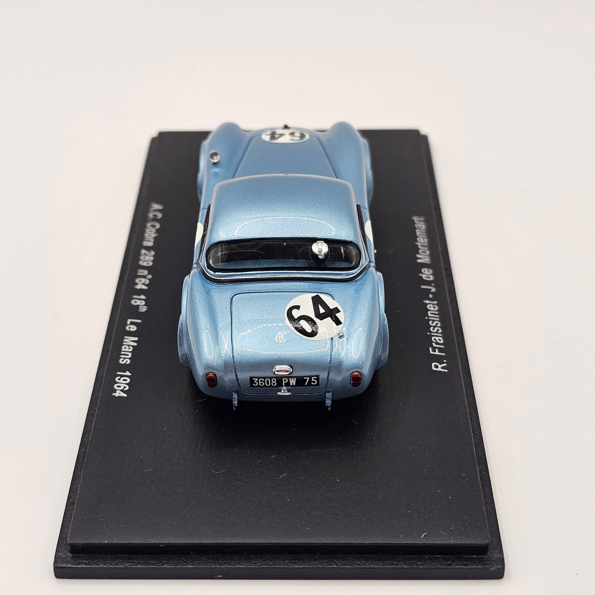 Spark AC Shelby Cobra 289 #64 Le Mans 1964 1/43 Scale S1183
