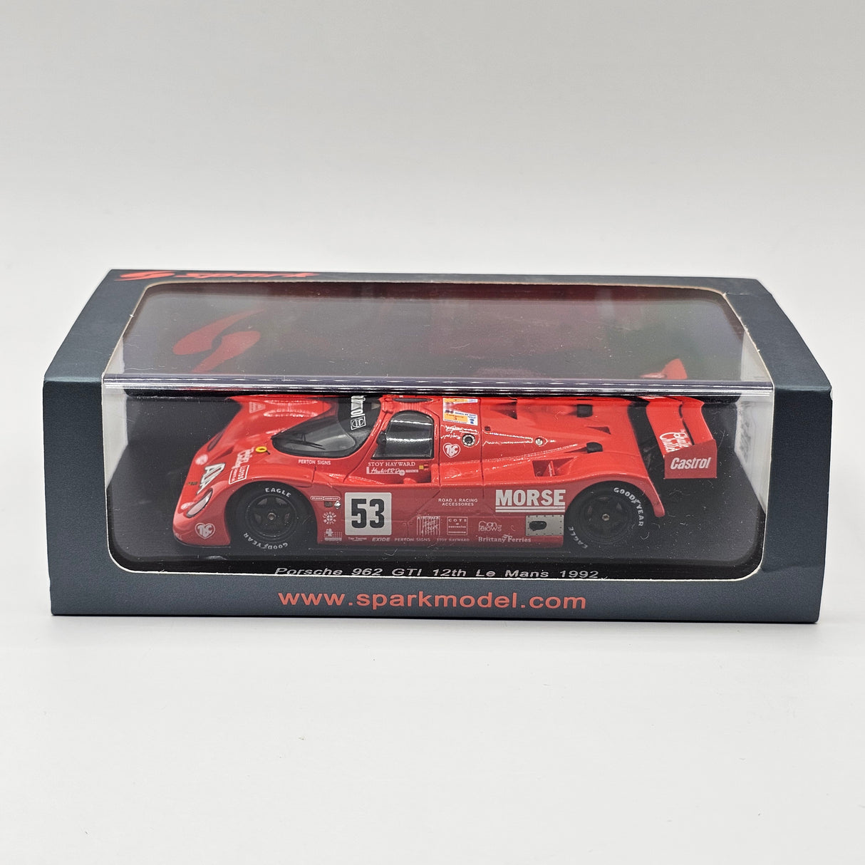 Spark Porsche 962 GTi #53 ADA Engineering Le Mans 1992 D.Bell/J.Bell/T.Needell 1/43 Scale