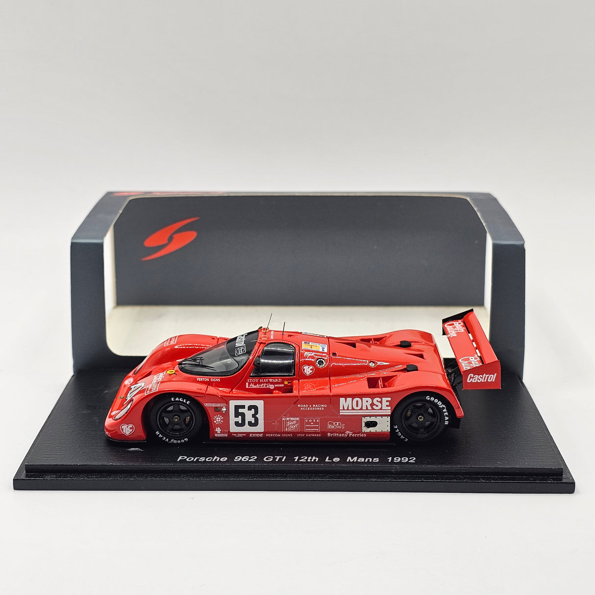 Spark Porsche 962 GTi #53 ADA Engineering Le Mans 1992 D.Bell/J.Bell/T.Needell 1/43 Scale