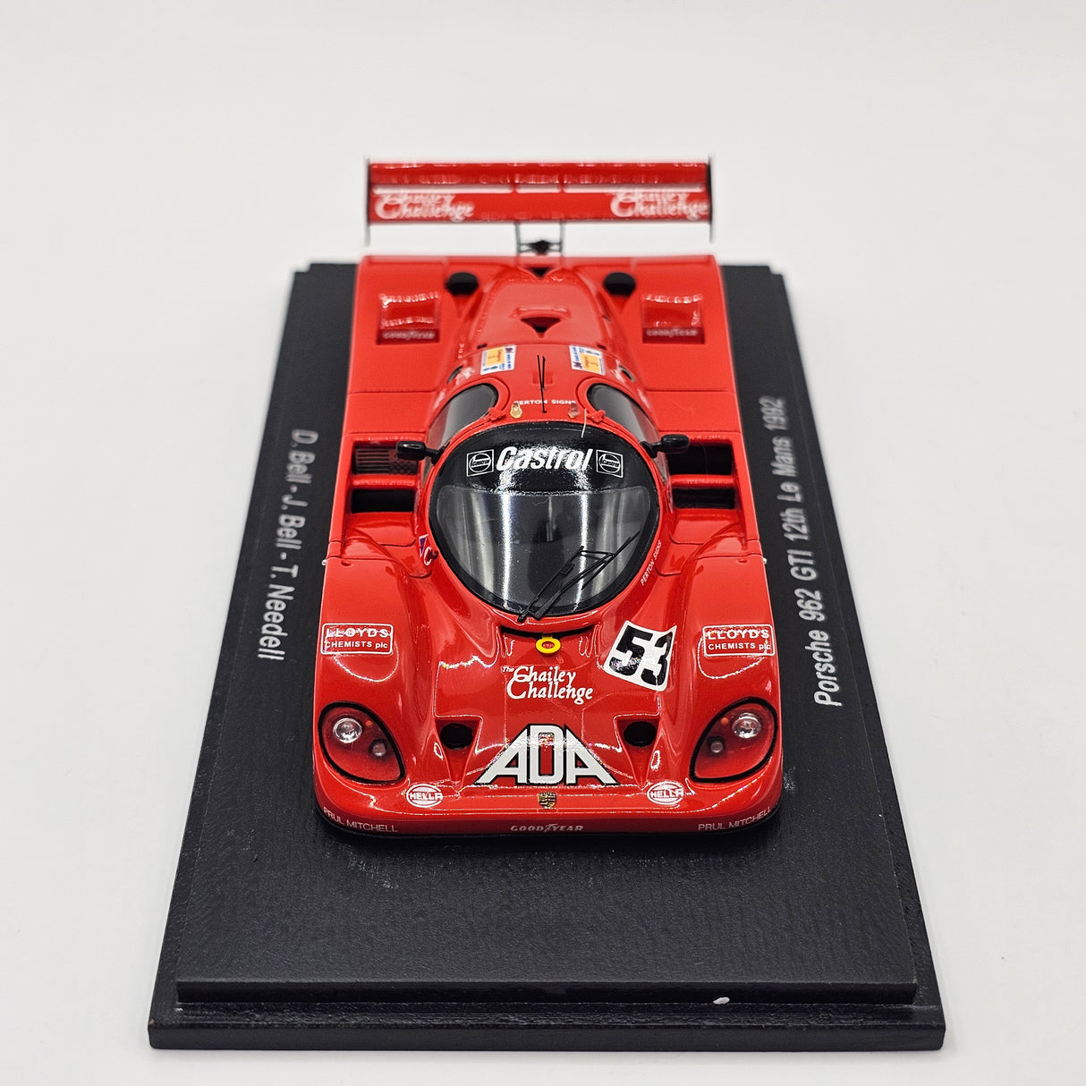 Spark Porsche 962 GTi #53 ADA Engineering Le Mans 1992 D.Bell/J.Bell/T.Needell 1/43 Scale