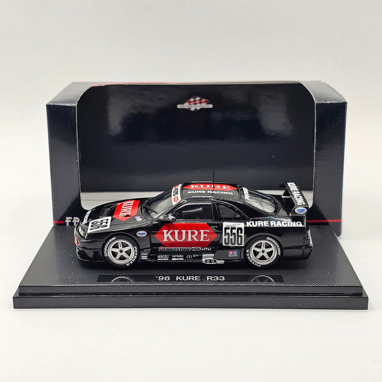 EBBRO Nissan Skyline R33 GT-R #556 KURE JGTC 1996 1/43 Scale
