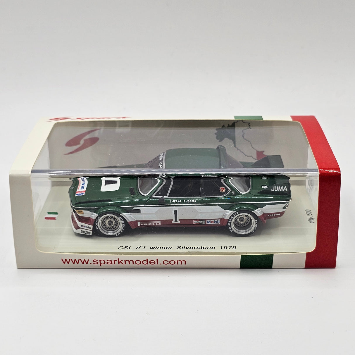 Spark BMW 3.0 CSL #1 BMW Italia Silverstone 1979 1/43 Scale Limited Edition SI001