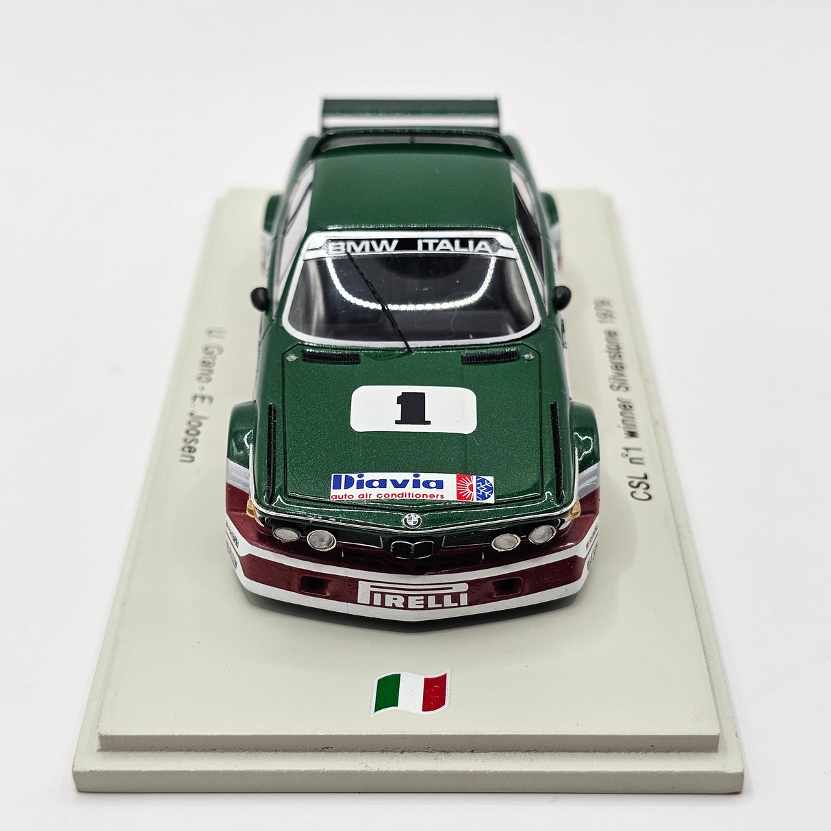 Spark BMW 3.0 CSL #1 BMW Italia Silverstone 1979 1/43 Scale Limited Edition SI001