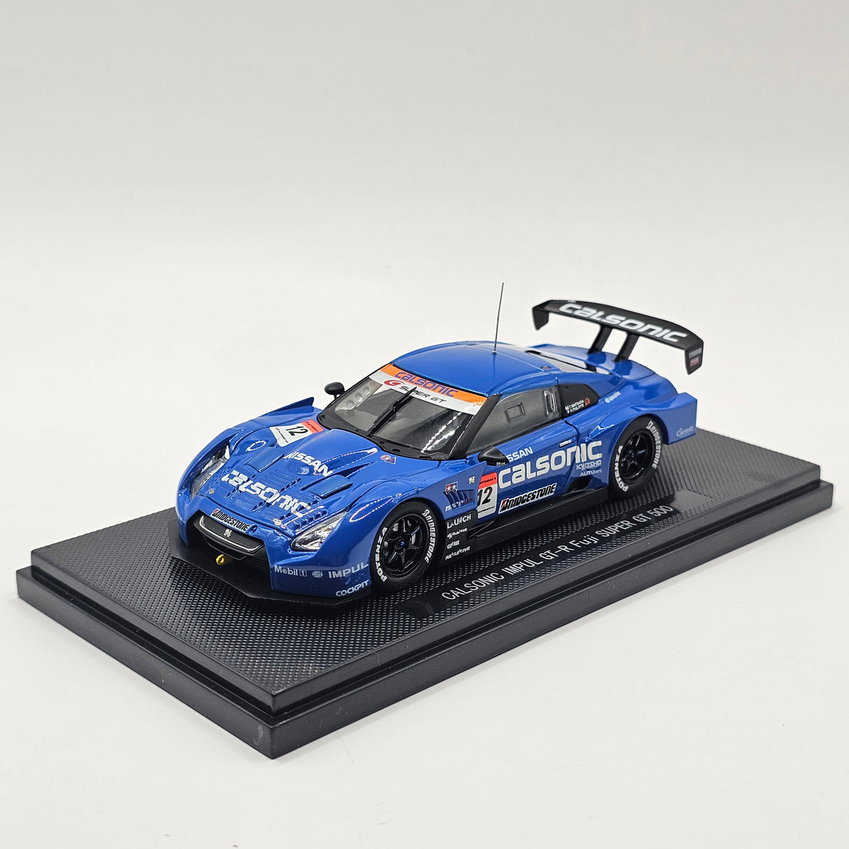 EBBRO Nissan GT-R #12 Calsonic Impul Super GT GT500 Fuji 2008 1/43 Scale