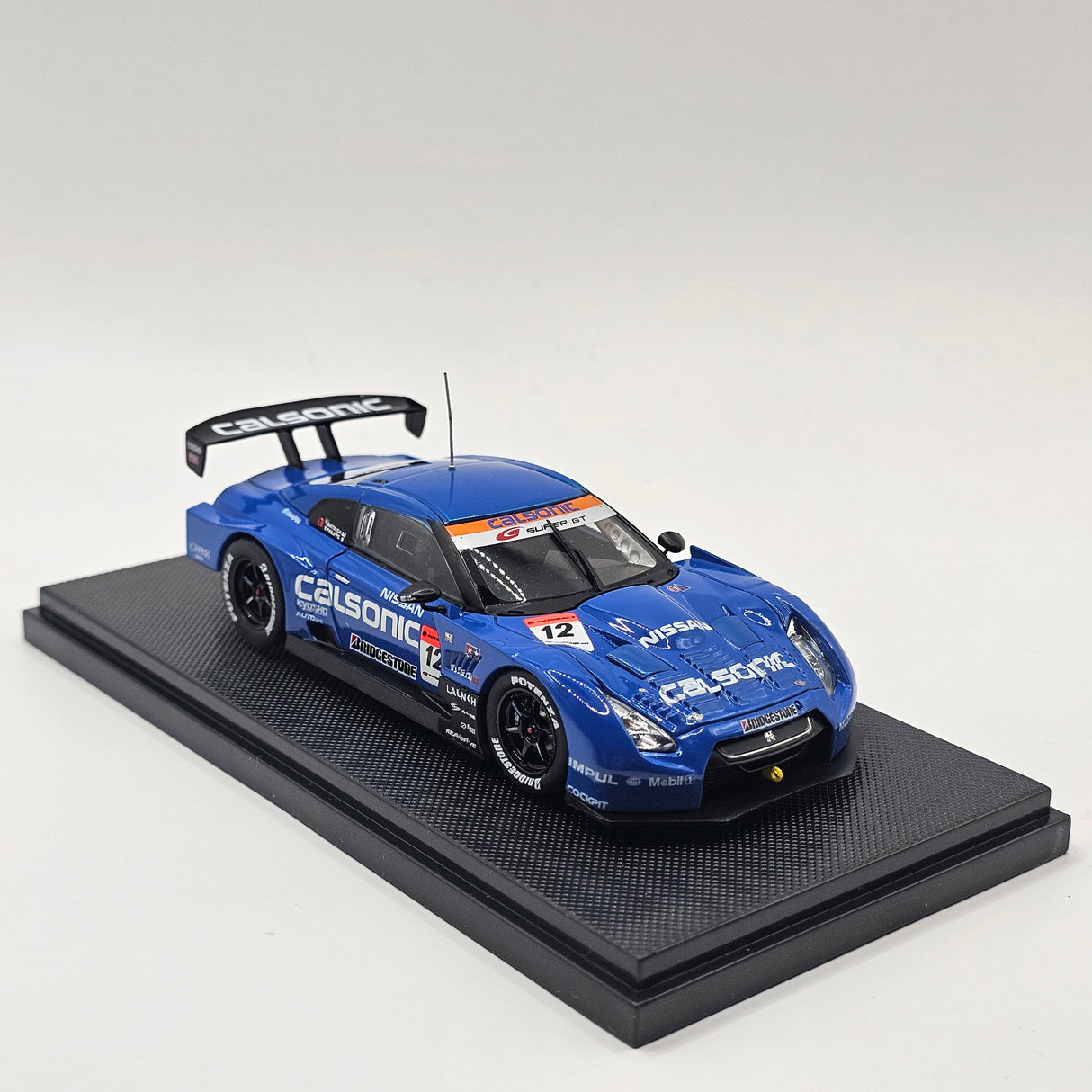 EBBRO Nissan GT-R #12 Calsonic Impul Super GT GT500 Fuji 2008 1/43 Scale