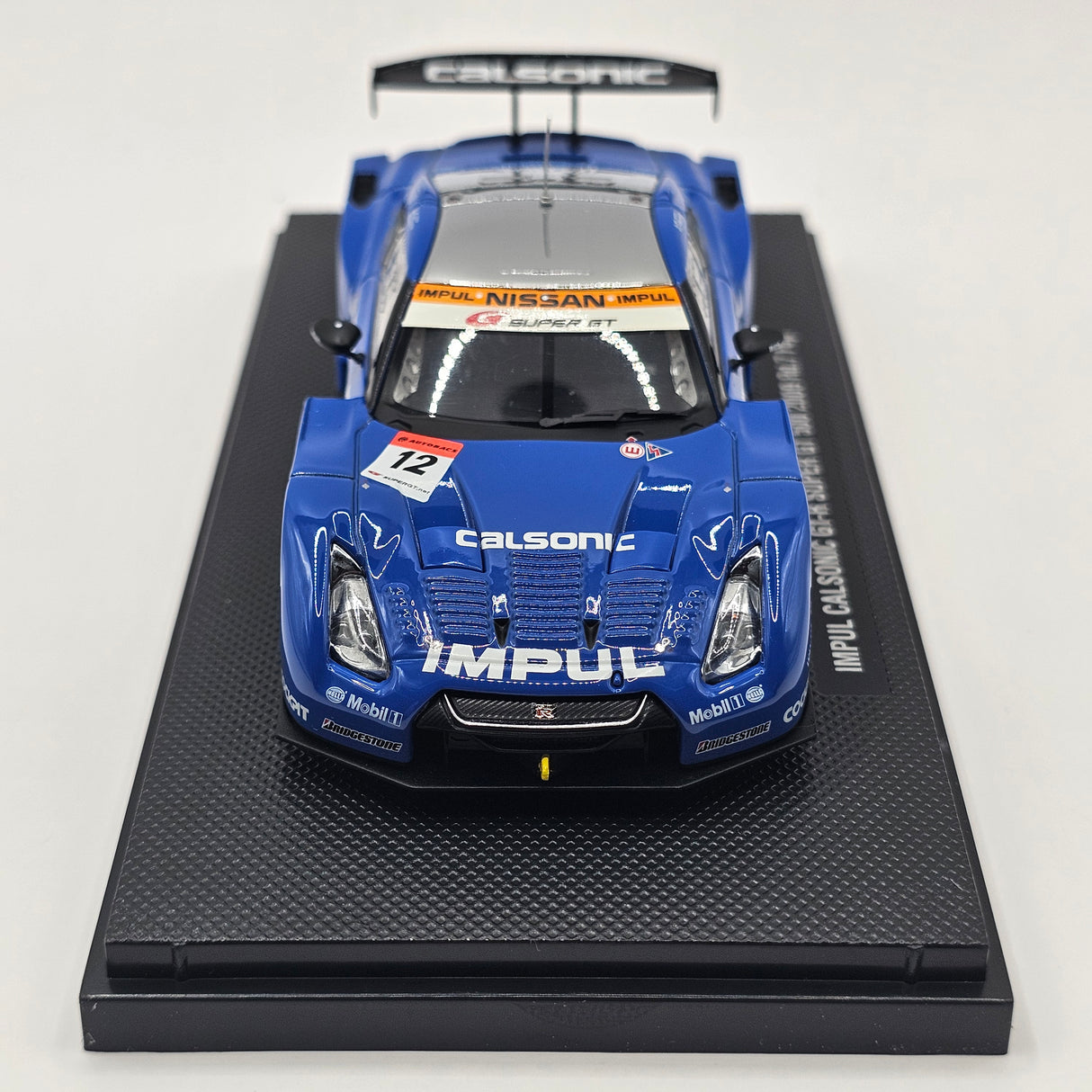 EBBRO Nissan GT-R #12 Calsonic Impul Super GT GT500 Rd. 7 Fuji 2009 1/43 Scale