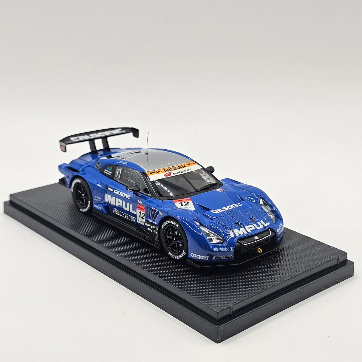 EBBRO Nissan GT-R #12 Calsonic Impul Super GT GT500 Rd. 7 Fuji 2009 1/43 Scale