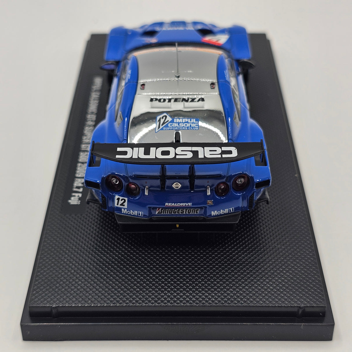 EBBRO Nissan GT-R #12 Calsonic Impul Super GT GT500 Rd. 7 Fuji 2009 1/43 Scale