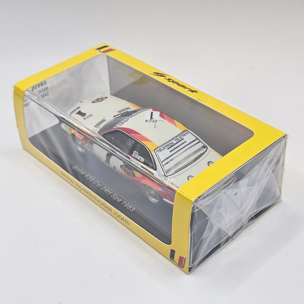 Spark BMW 635 CSI #1 BMW Italia 24H Spa 1983 1/43 Scale SB650