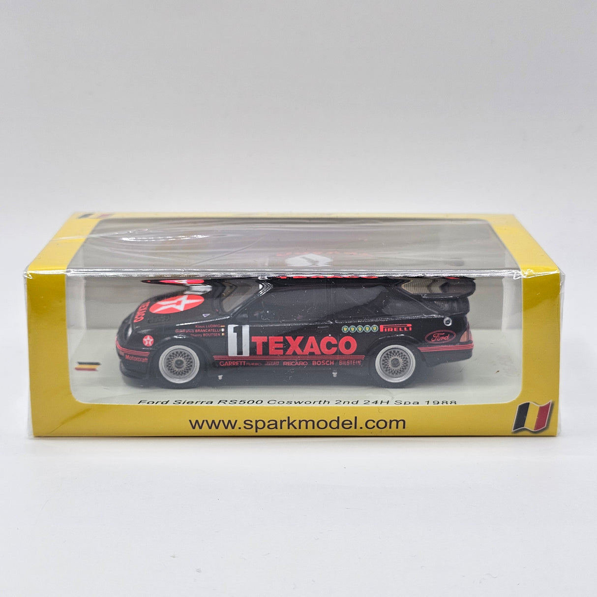 Spark Ford Sierra RS500 Cosworth #1 Ford Texaco Eggenberger Spa 24H 1988 2nd 1/43 Scale