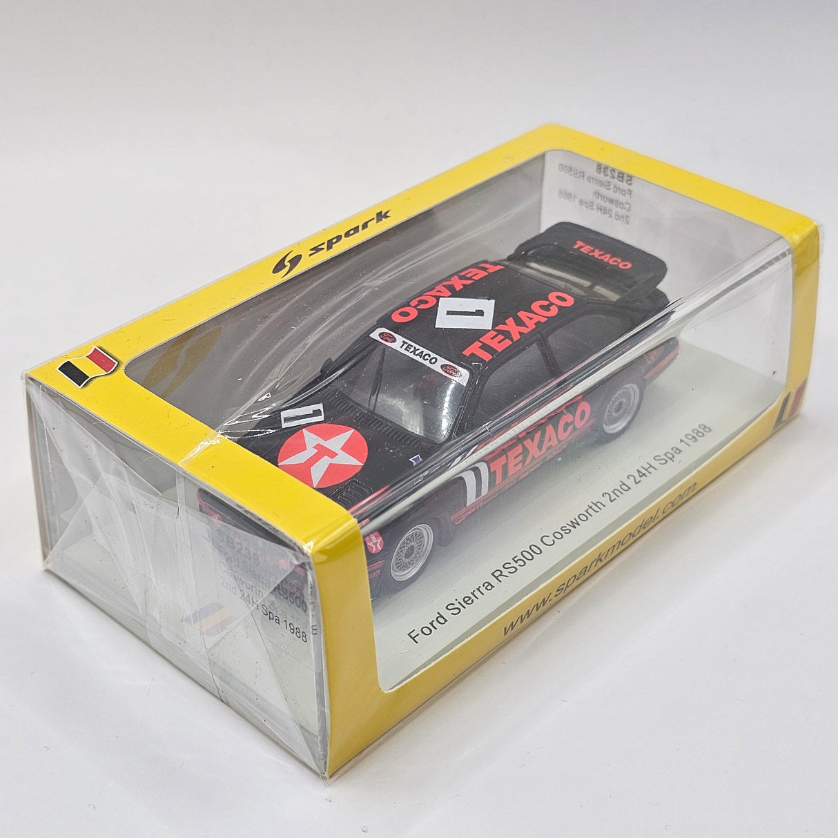 Spark Ford Sierra RS500 Cosworth #1 Ford Texaco Eggenberger Spa 24H 1988 2nd 1/43 Scale