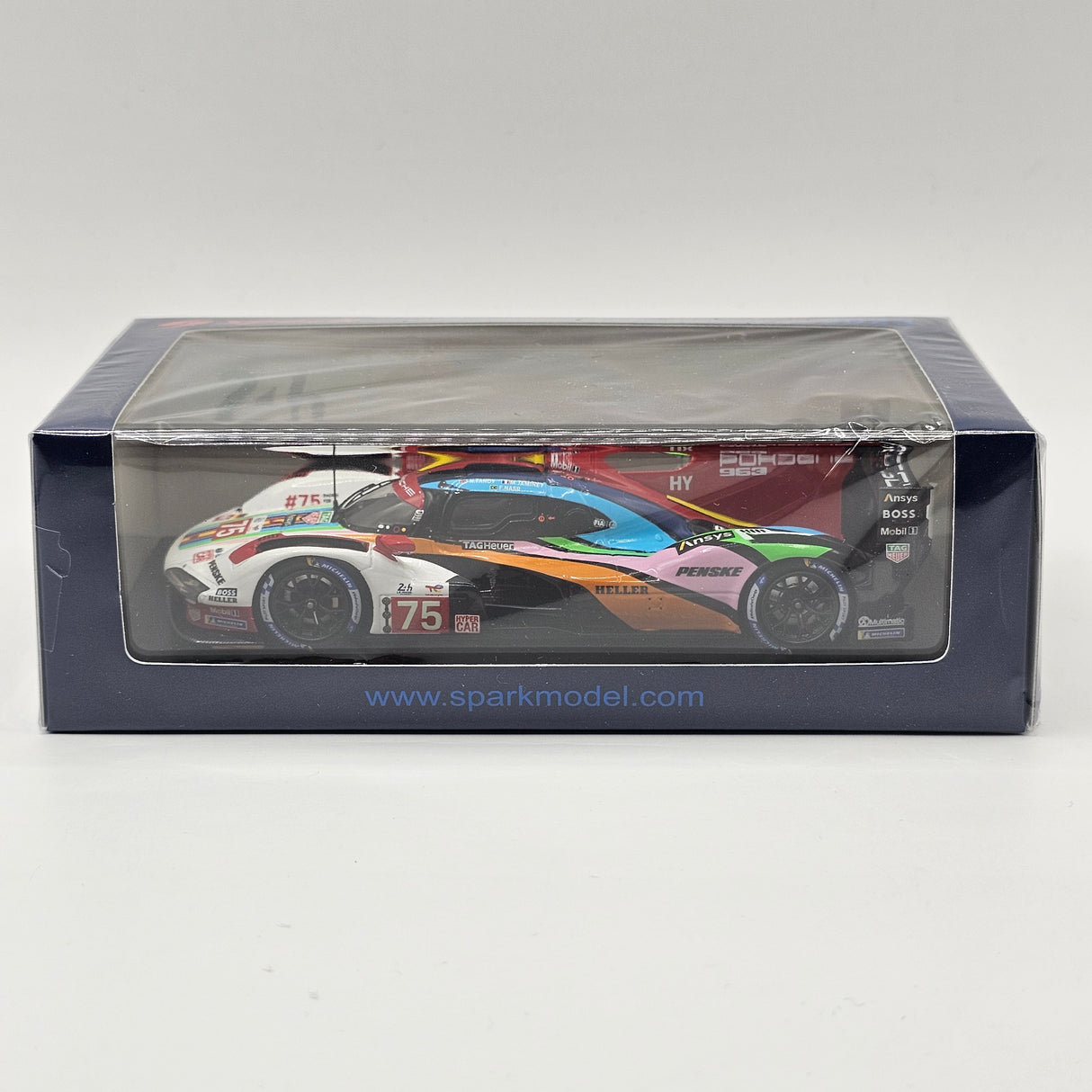Spark Porsche 963 #75 Porsche Penske Motorsport Hypercar Le Mans 2023 1/43 Scale S8728