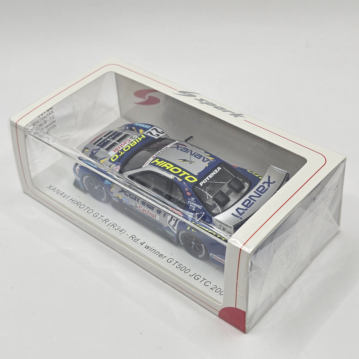 Spark Nissan Skyline R34 GT-R #22 Xanavi Hiroto JGTC GT500 2001 1/43 Scale SJ168