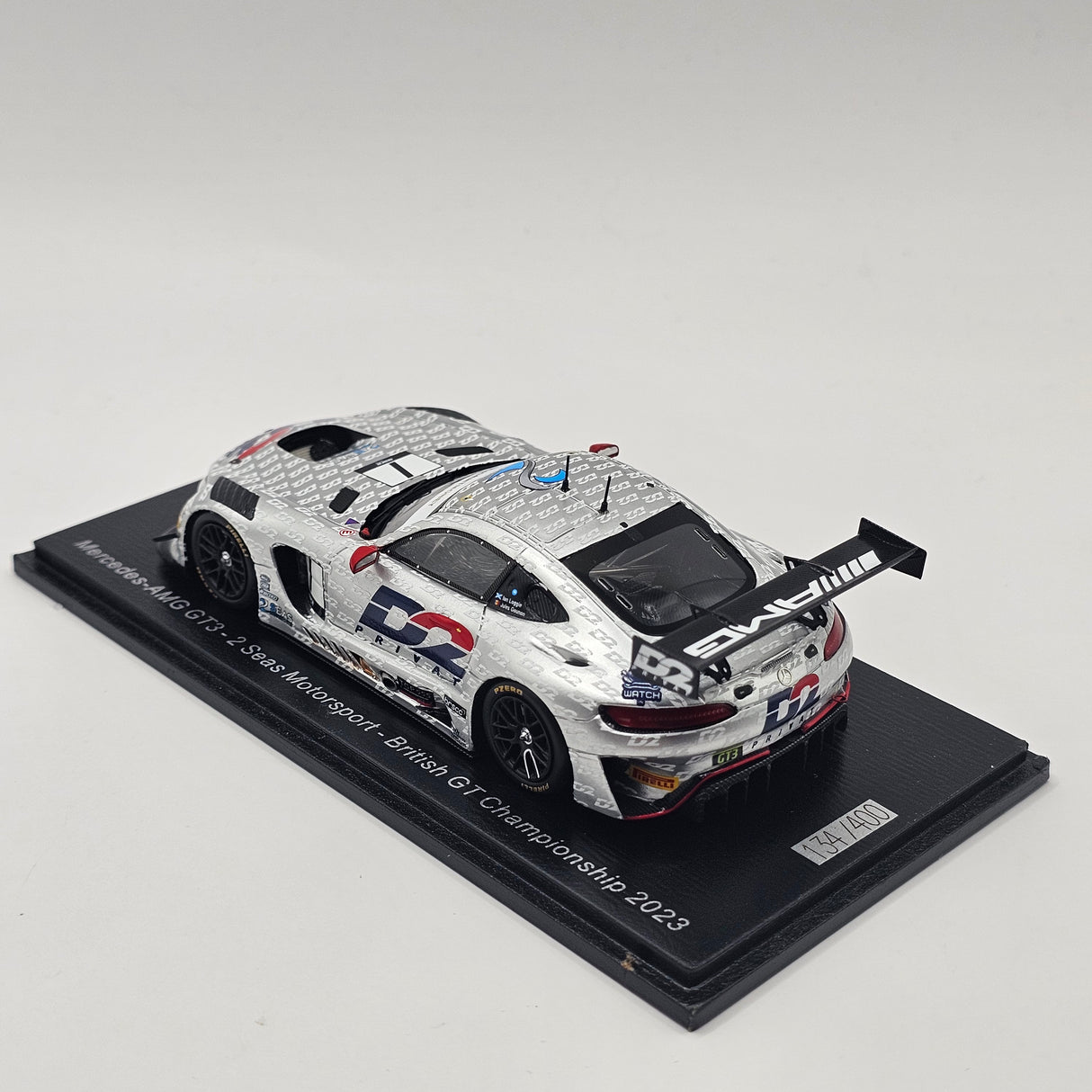 Spark Mercedes AMG GT3 #1 2 Seas Motorsport British GT 2023 - Damaged Case
