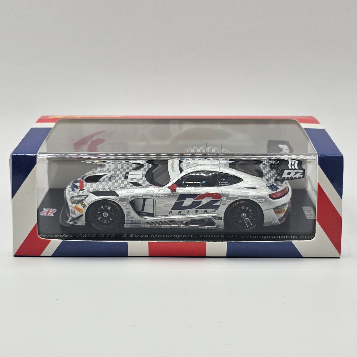 Spark Mercedes AMG GT3 #1 2 Seas Motorsport British GT 2023 - Damaged Case