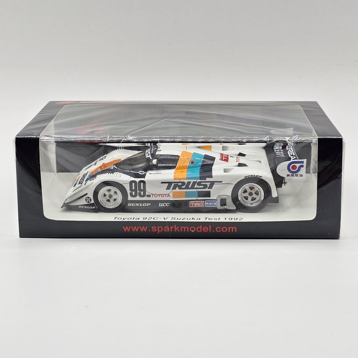 Spark Toyota 92C-V No.99 Suzuka 500KM Test Day 1992 1/43 Scale S6253