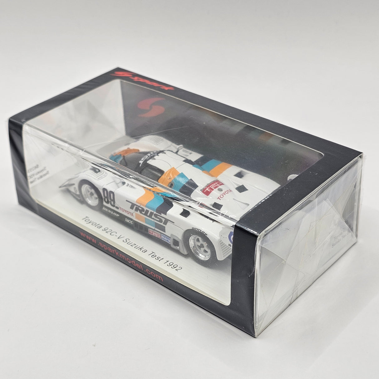 Spark Toyota 92C-V No.99 Suzuka 500KM Test Day 1992 1/43 Scale S6253