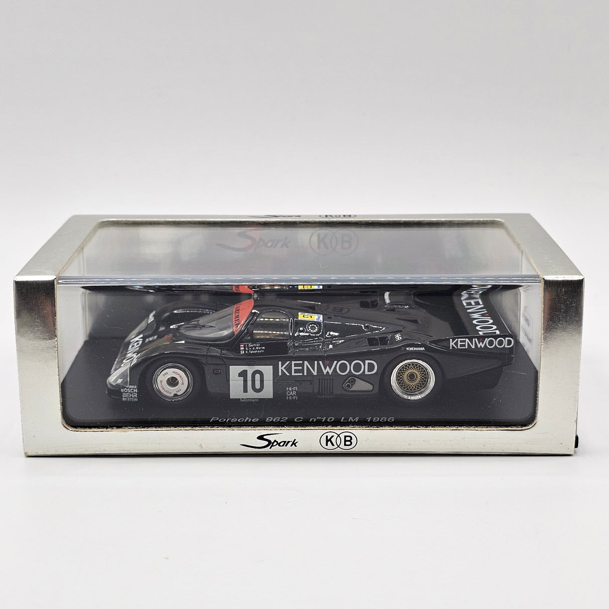 Spark Porsche 962C No.10 Porsche Kremer Racing Le Mans 1986 1/43 Scale KBS013