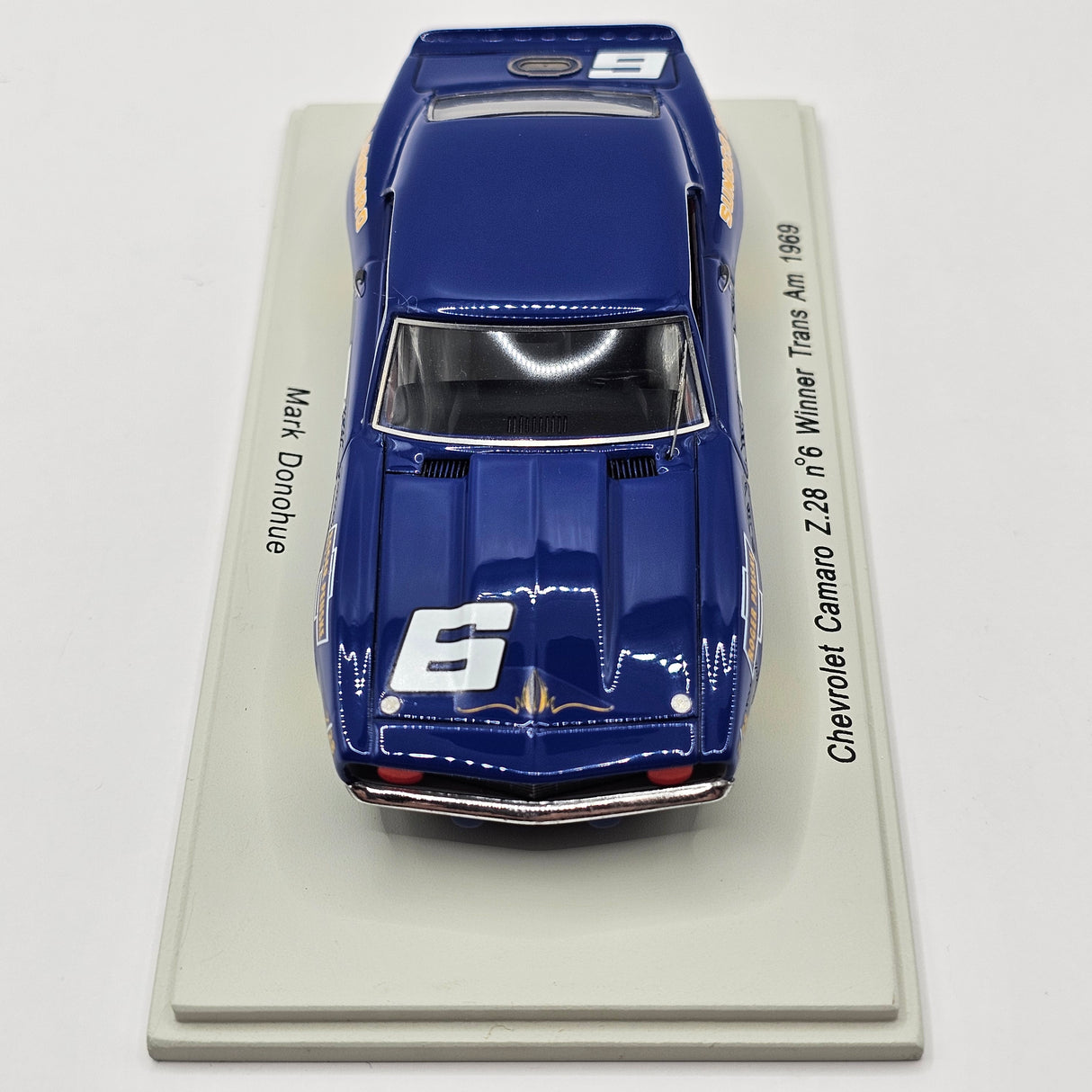 Spark Chevrolet Sunoco Camaro Z28 #6 Trans Am 1969 Winner 1/43 Scale S2602