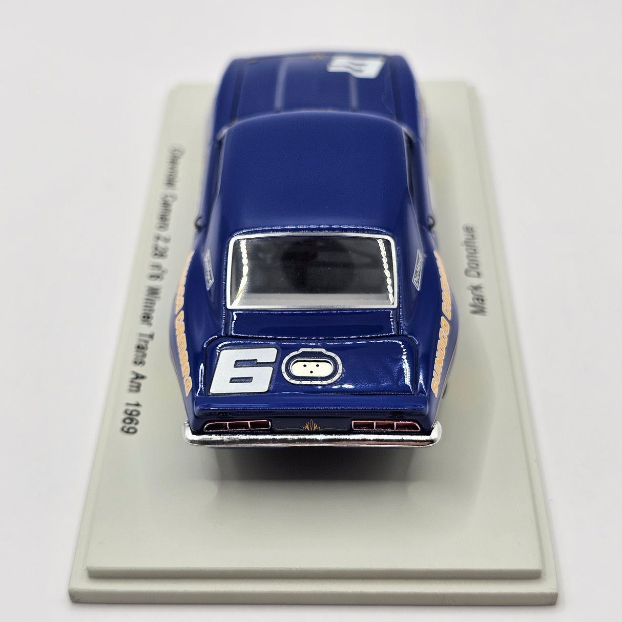 Spark Chevrolet Sunoco Camaro Z28 #6 Trans Am 1969 Winner 1/43 Scale S2602