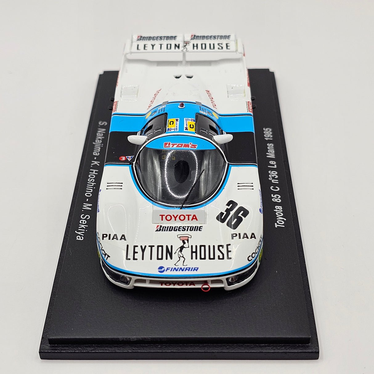 Spark Toyota 85C No. 36 Toyota Team Tom's Le Mans 1985 1/43 Scale
