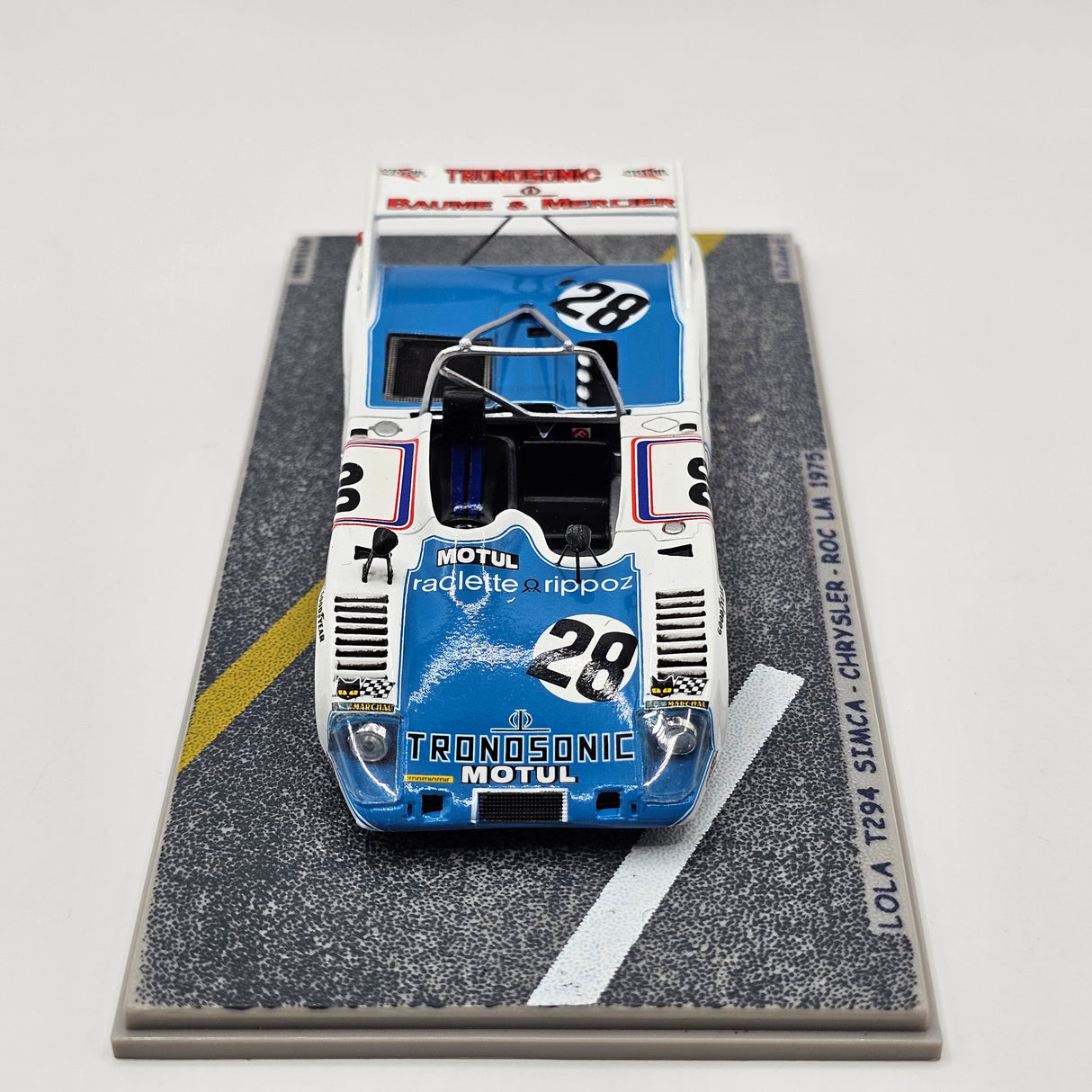Bizarre by Spark Lola T294 Simca #28 Société R.O.C. 1975 Le Mans 1/43 Scale