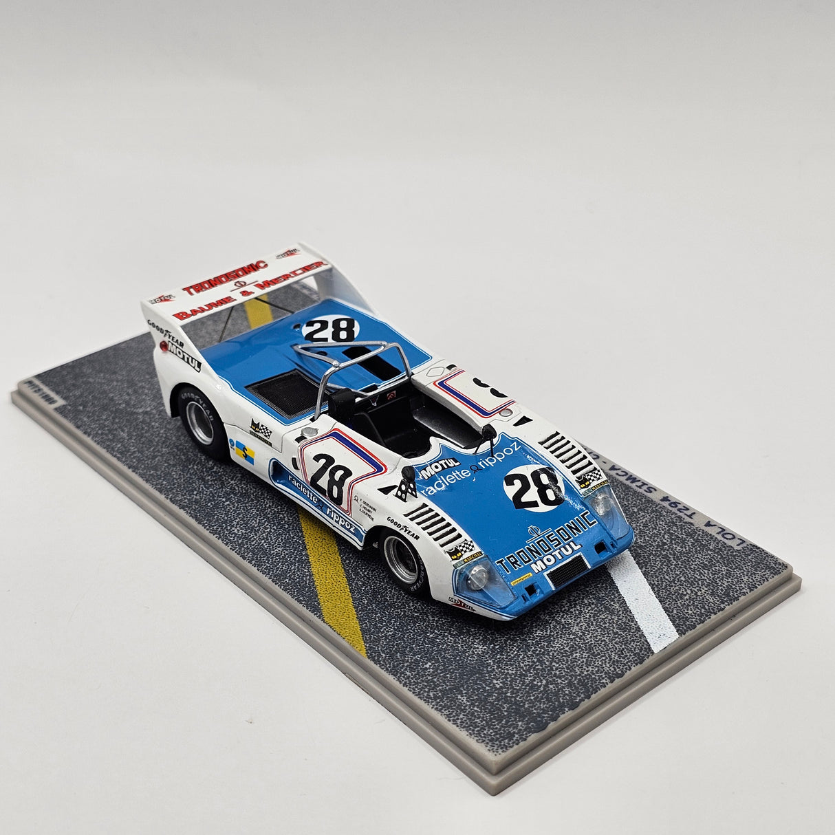 Bizarre by Spark Lola T294 Simca #28 Société R.O.C. 1975 Le Mans 1/43 Scale