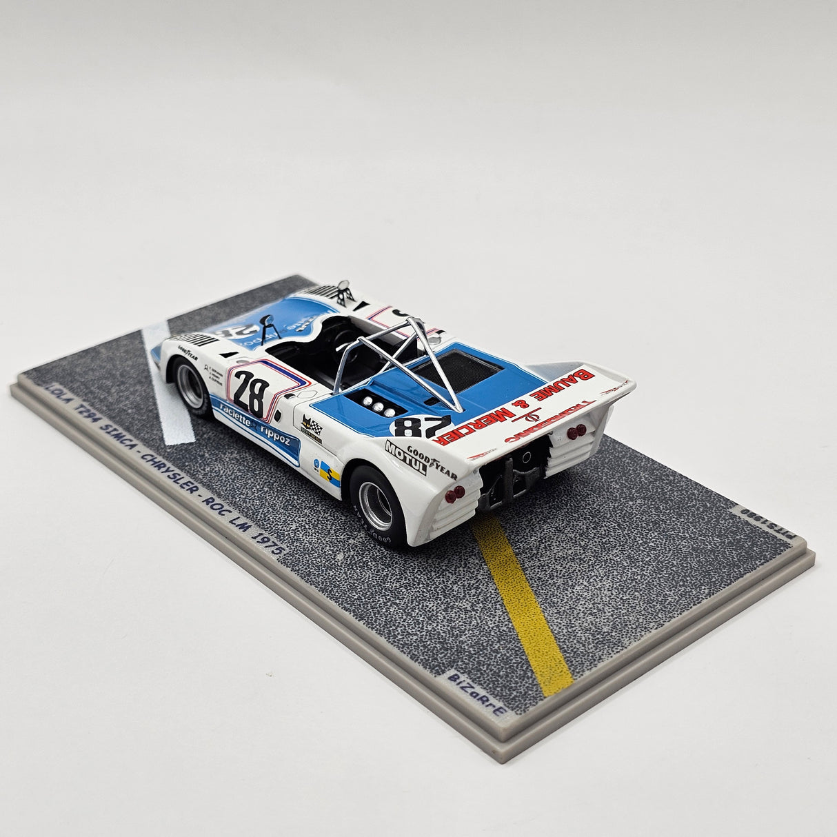 Bizarre by Spark Lola T294 Simca #28 Société R.O.C. 1975 Le Mans 1/43 Scale