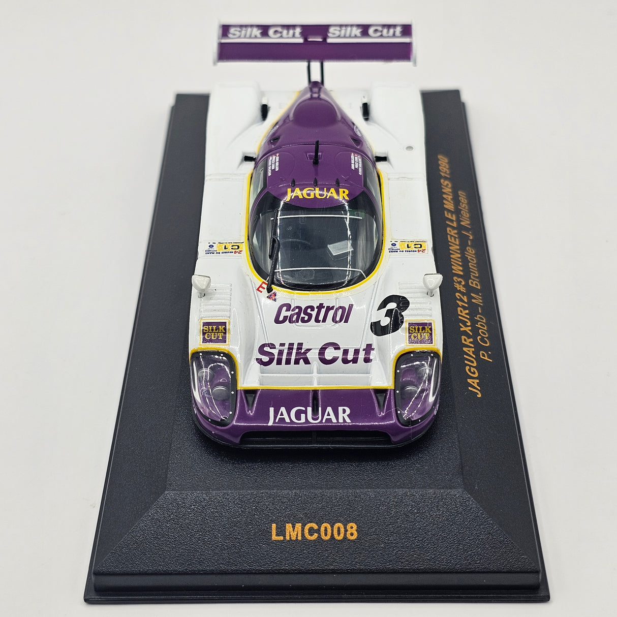 IXO Jaguar XJR-12 #3 Silk Cut Jaguar Le Mans Winner 1990 1/43 Scale LMC008