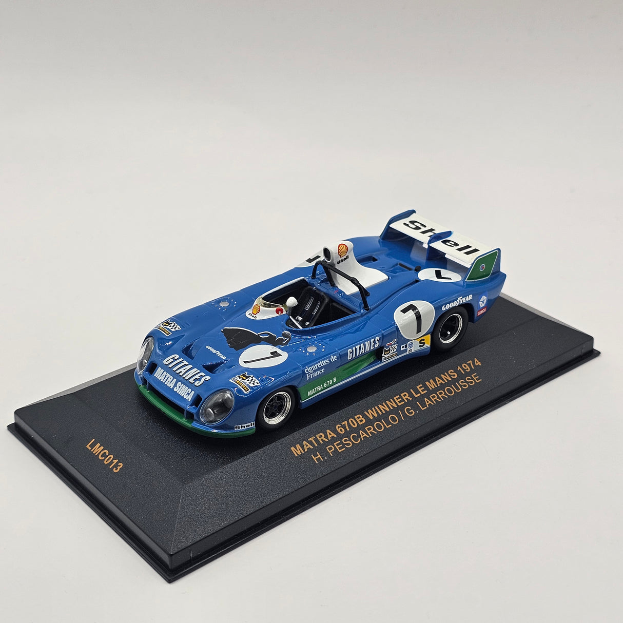 IXO Matra 670B #7 Le Mans Winner 1974 1/43 Scale