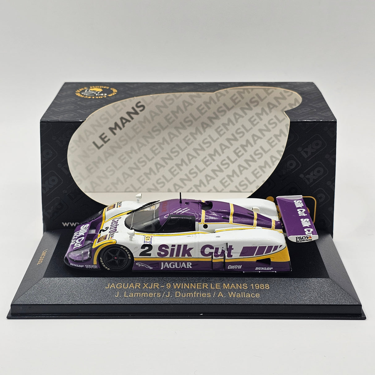 IXO Jaguar XJR-9 #2 Silk Cut Jaguar Le Mans Winner 1988 1/43 Scale LMC002