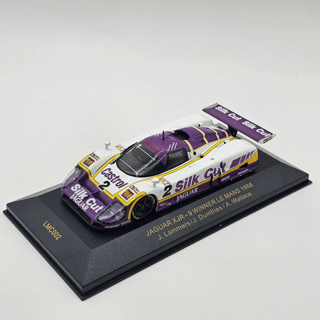 IXO Jaguar XJR-9 #2 Silk Cut Jaguar Le Mans Winner 1988 1/43 Scale LMC002