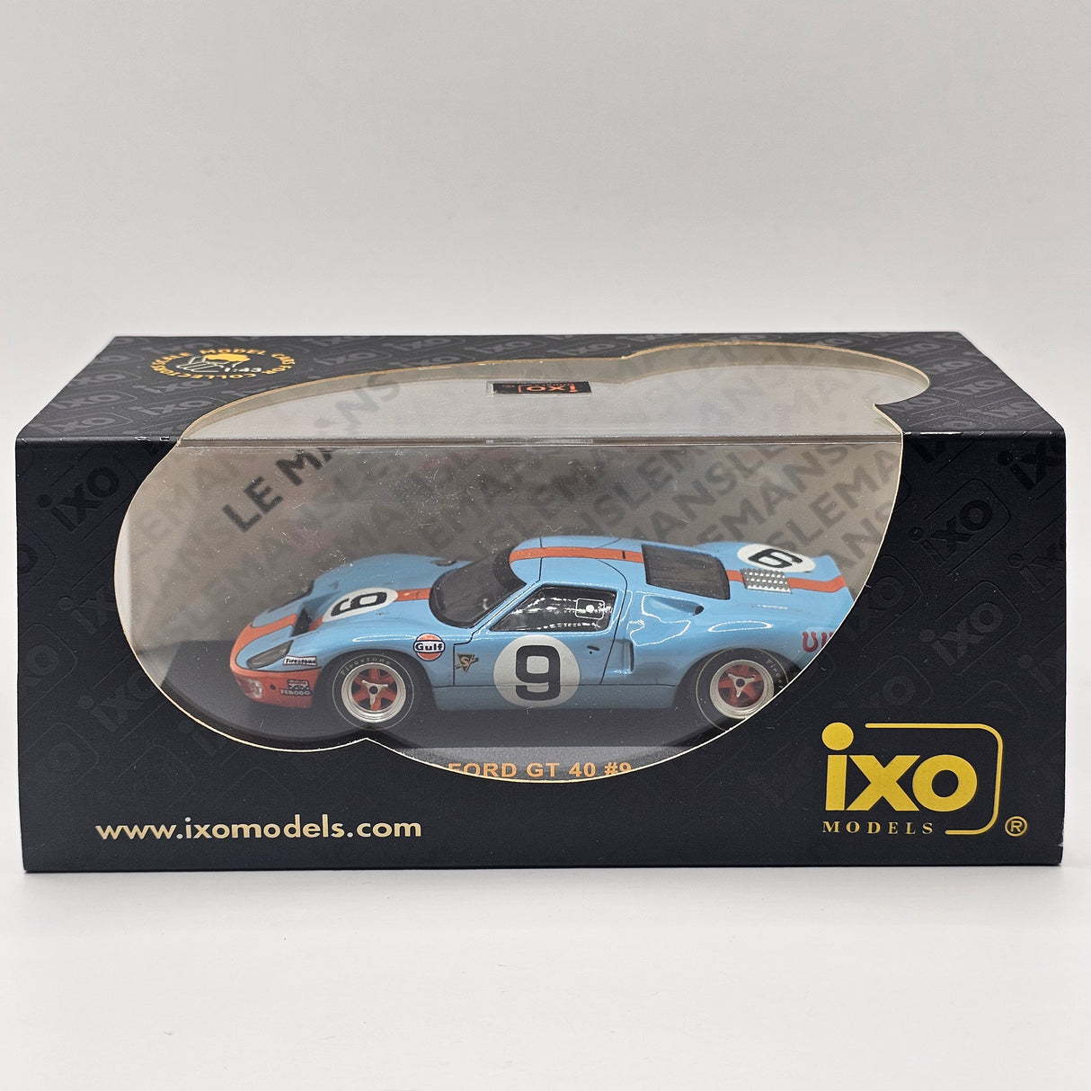 IXO Ford GT40 #9 JW Automotive Engineering Le Mans Winner 1968 1/43 Scale LMC025