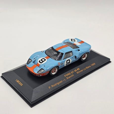 IXO Ford GT40 #9 JW Automotive Engineering Le Mans Winner 1968 1/43 Scale LMC025