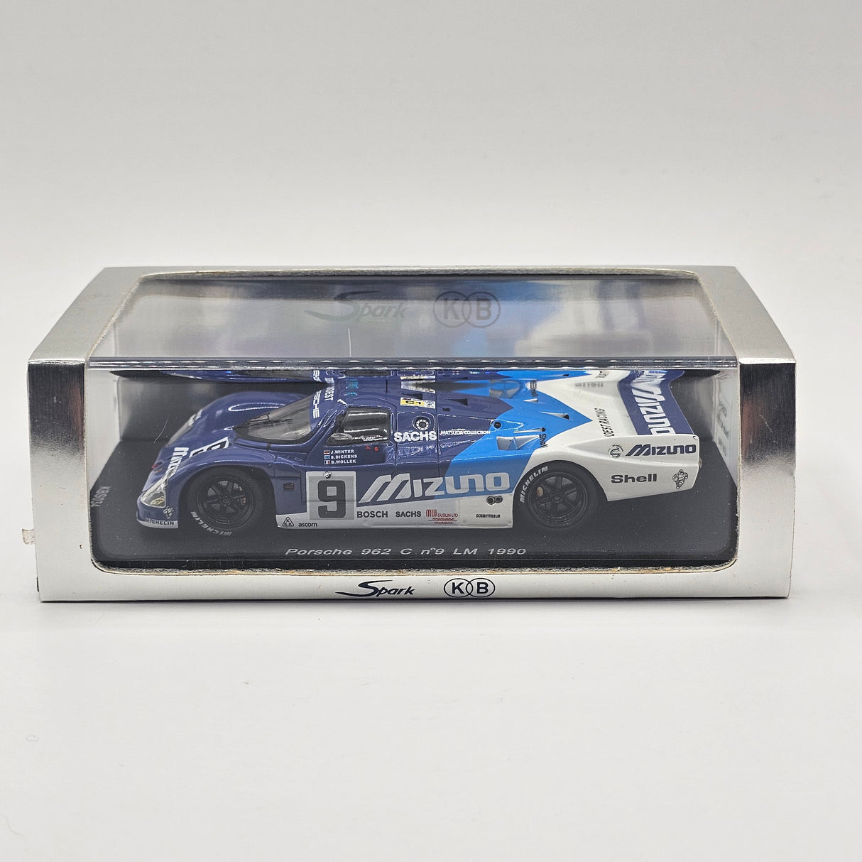 Spark Porsche 962C #9 Joest Porsche Racing Le Mans 1990 1/43 Scale KBS034