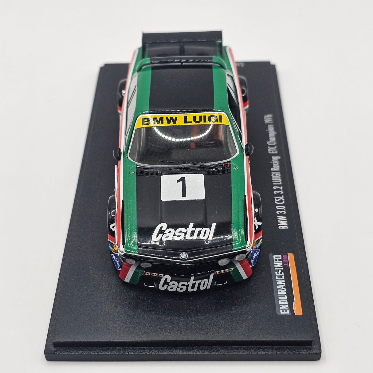 Spark BMW 3.0 CSL 3.2 No.1 Luigi Racing ETC Champion 1976 1/43 Scale