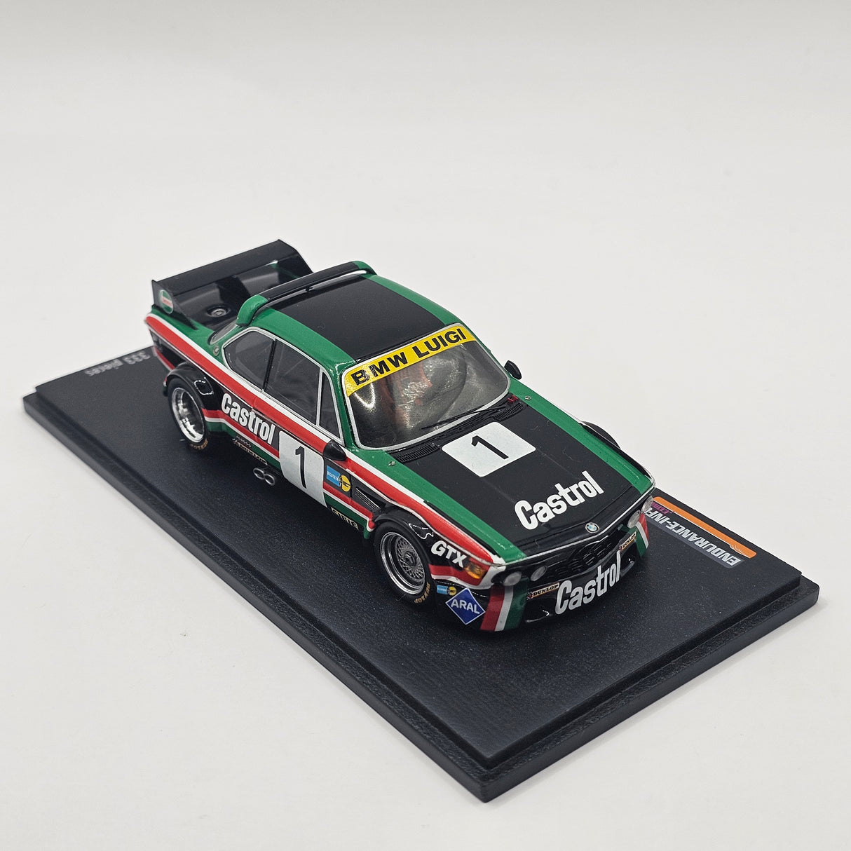Spark BMW 3.0 CSL 3.2 No.1 Luigi Racing ETC Champion 1976 1/43 Scale