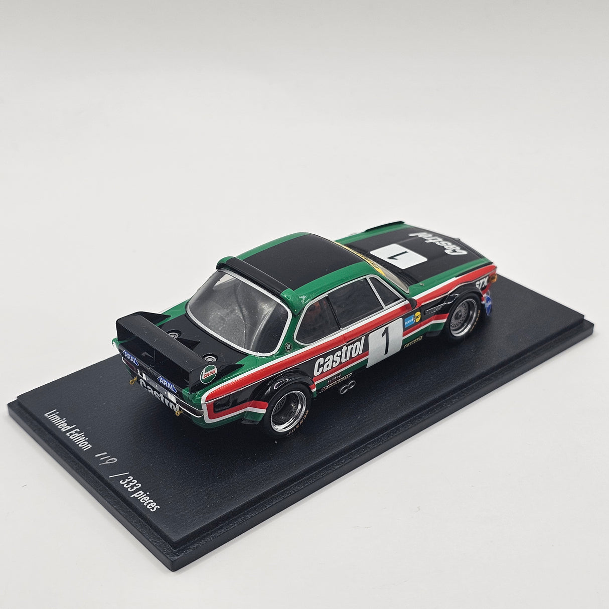 Spark BMW 3.0 CSL 3.2 No.1 Luigi Racing ETC Champion 1976 1/43 Scale