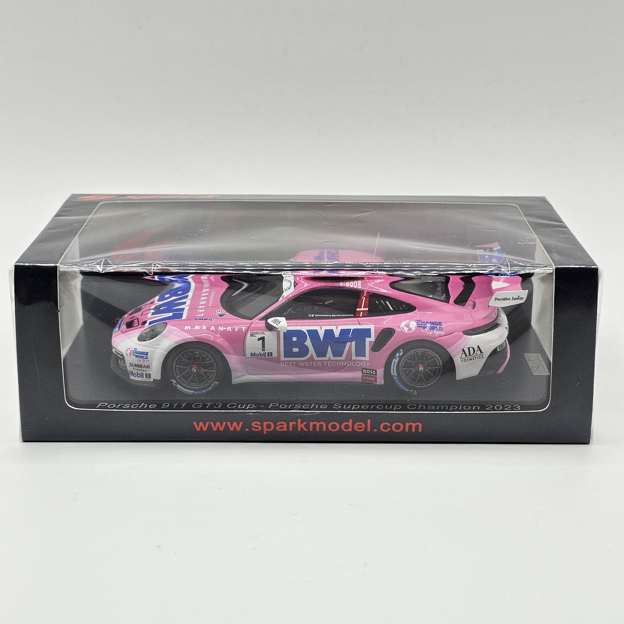 Spark Porsche 911 GT3 Cup #1 BWT Lechner Racing Porsche Supercup Champion 2023 1/43 Scale S5800